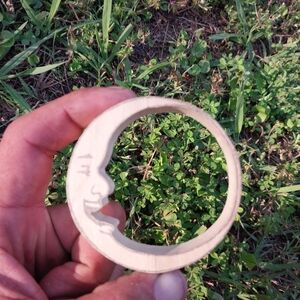 Handcut Wooden Circular Craft Piece